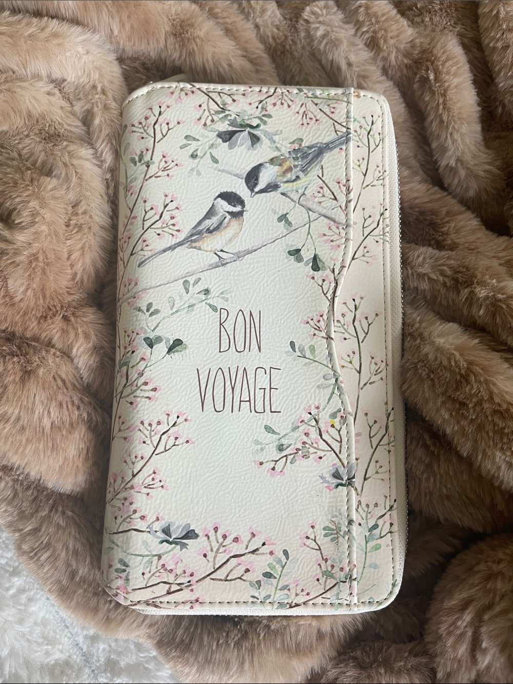NWOT Papaya Zippered Wallet